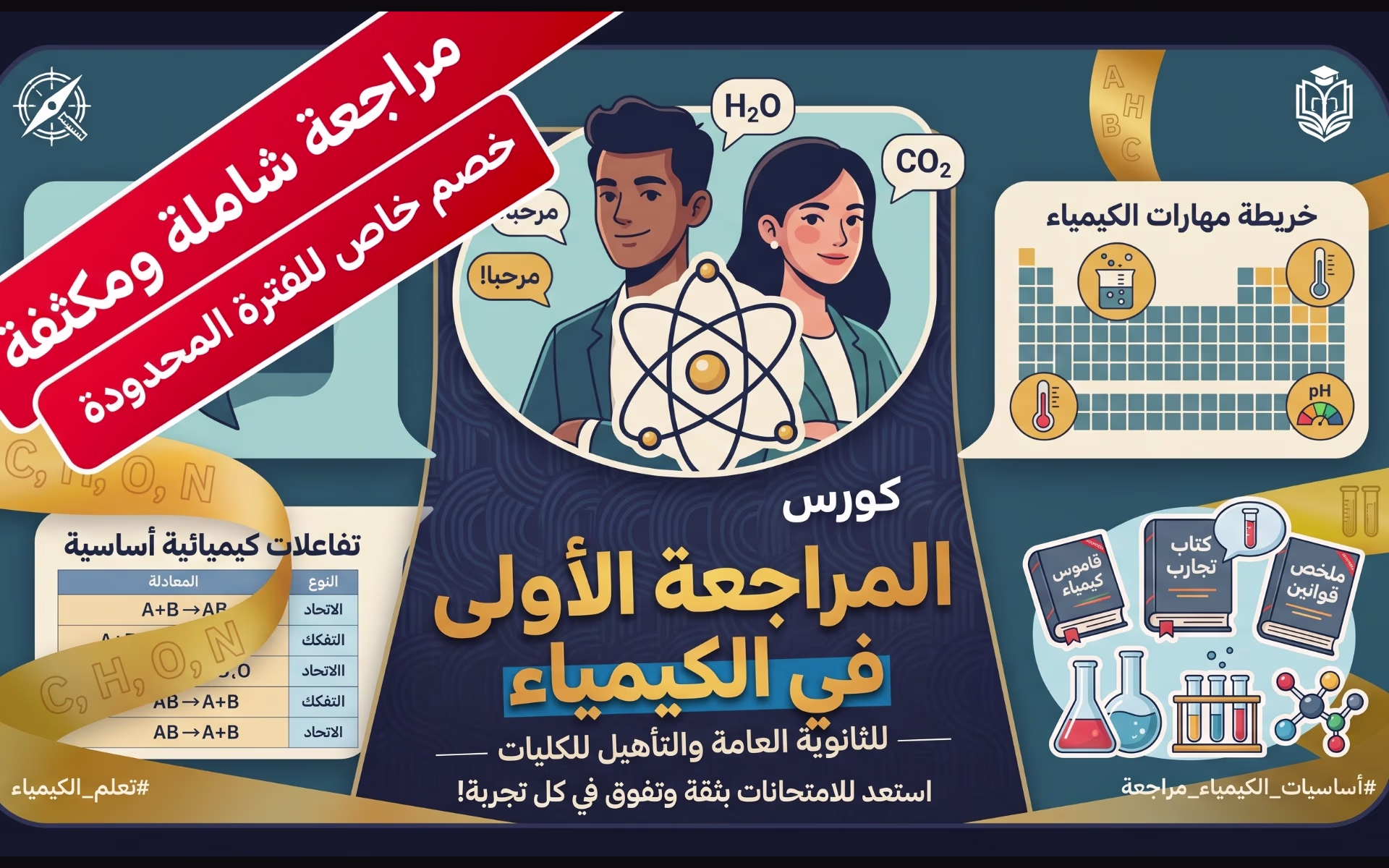 المراجعه الاولي كيمياء
